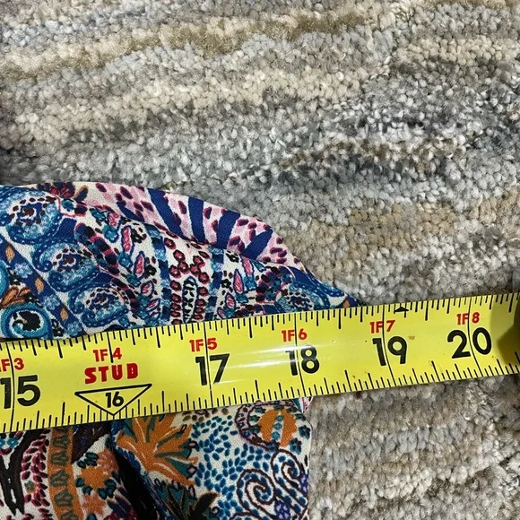 Black Tape colorful paisley maxi dress ~ Size XL ~ NWT - Picture 9 of 11